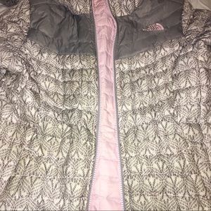 North face winter reversible jacket